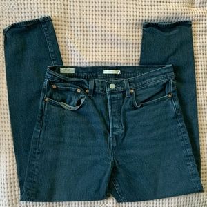 Levi’s Faded Black Wedgie Jeans Straight 30